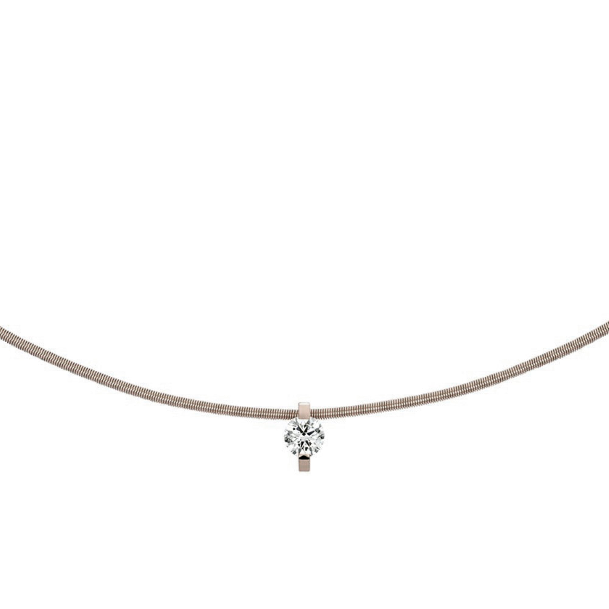 Niessing Princess Anhänger - N363960-6.8mm-0.23ct (23ct-fg) mit Diamant