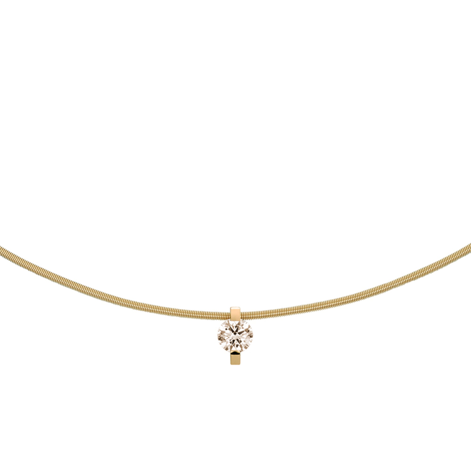 Niessing Princess Anhänger - N363960-7.5mm-0.3ct (3ct-cinnamon-cy) mit Diamant