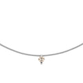 Niessing Princess Anhänger - N363960-7.5mm-0.3ct (3ct-cinnamon-pt) aus Platin mit Diamant
