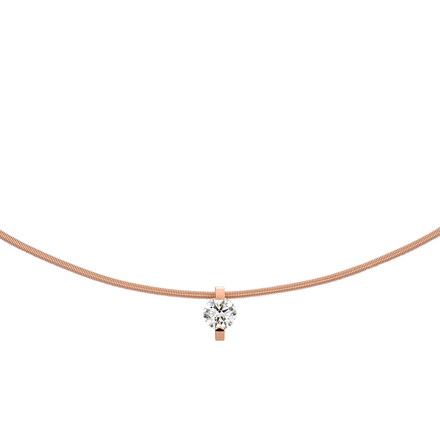 Niessing Princess Anhänger - N363960-7.5mm-0.3ct (3ct-cr) mit Diamant