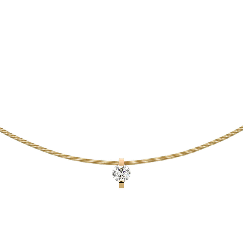 Niessing Princess Anhänger - N363960-7.5mm-0.3ct (3ct-cy) mit Diamant