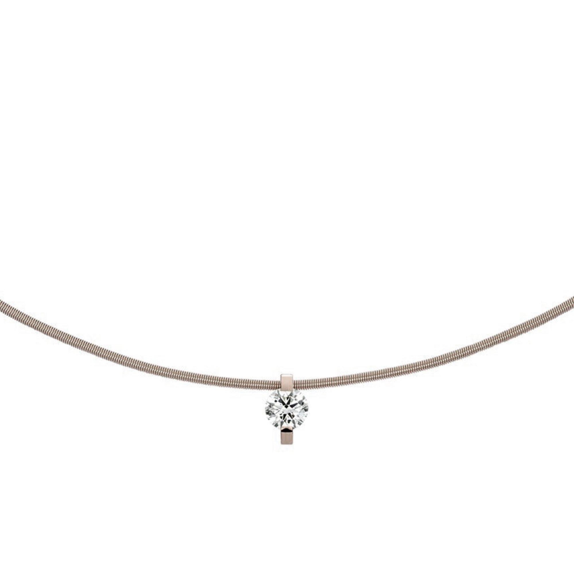Niessing Princess Anhänger - N363960-7.5mm-0.3ct (3ct-fg) mit Diamant