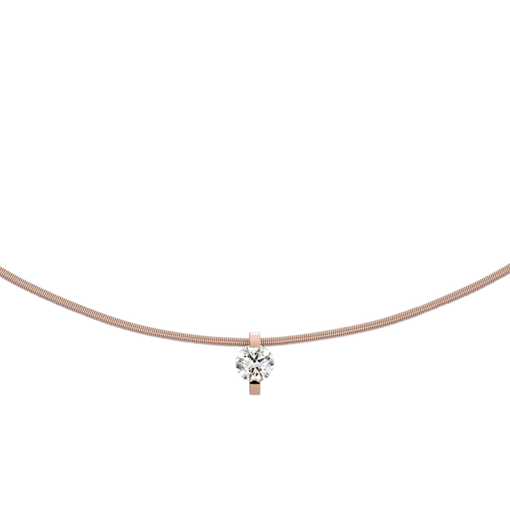 Niessing Princess Anhänger - N363960-7.5mm-0.3ct (3ct-rw) mit Diamant
