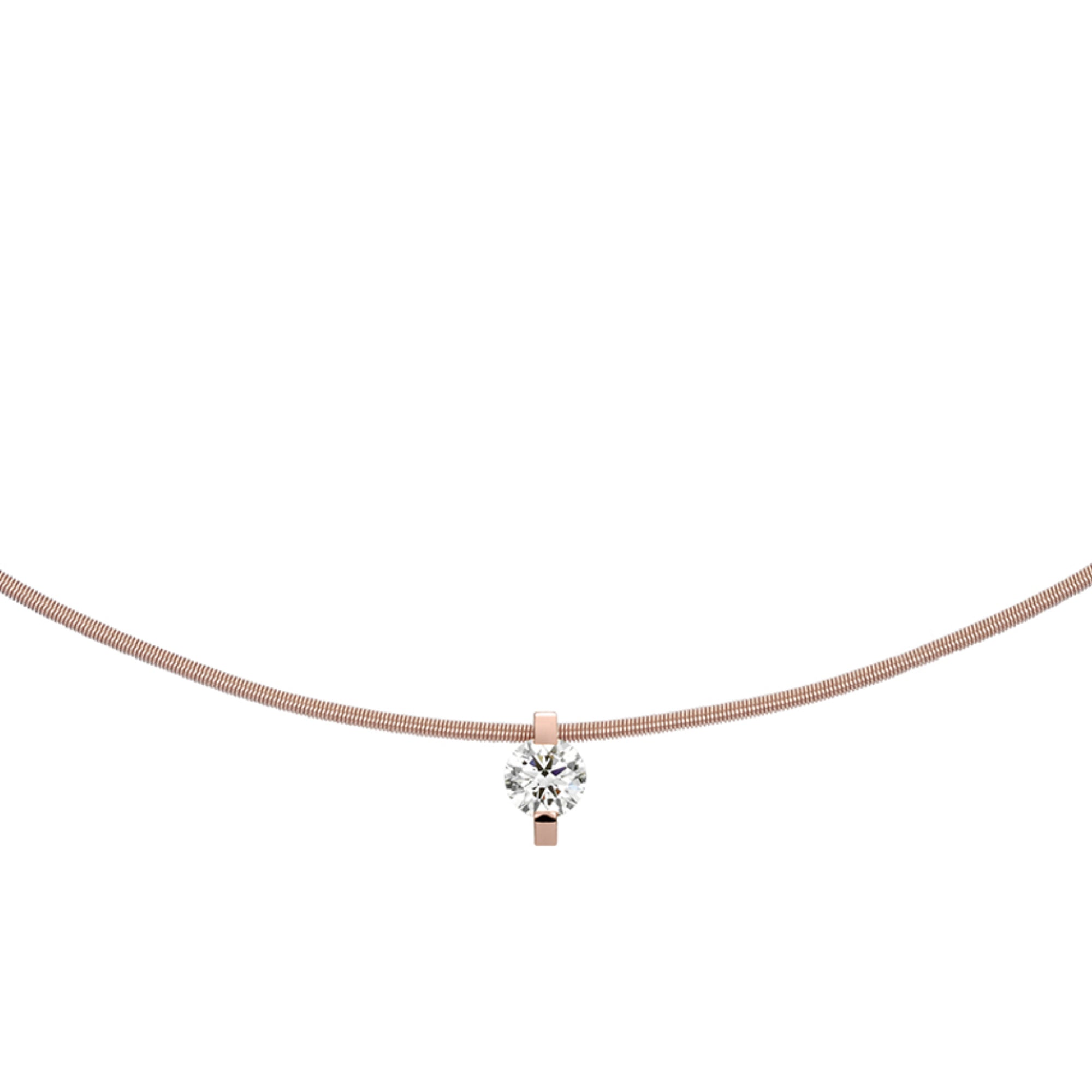Niessing Princess Anhänger - N363960-7.5mm-0.3ct (3ct-rw) mit Diamant