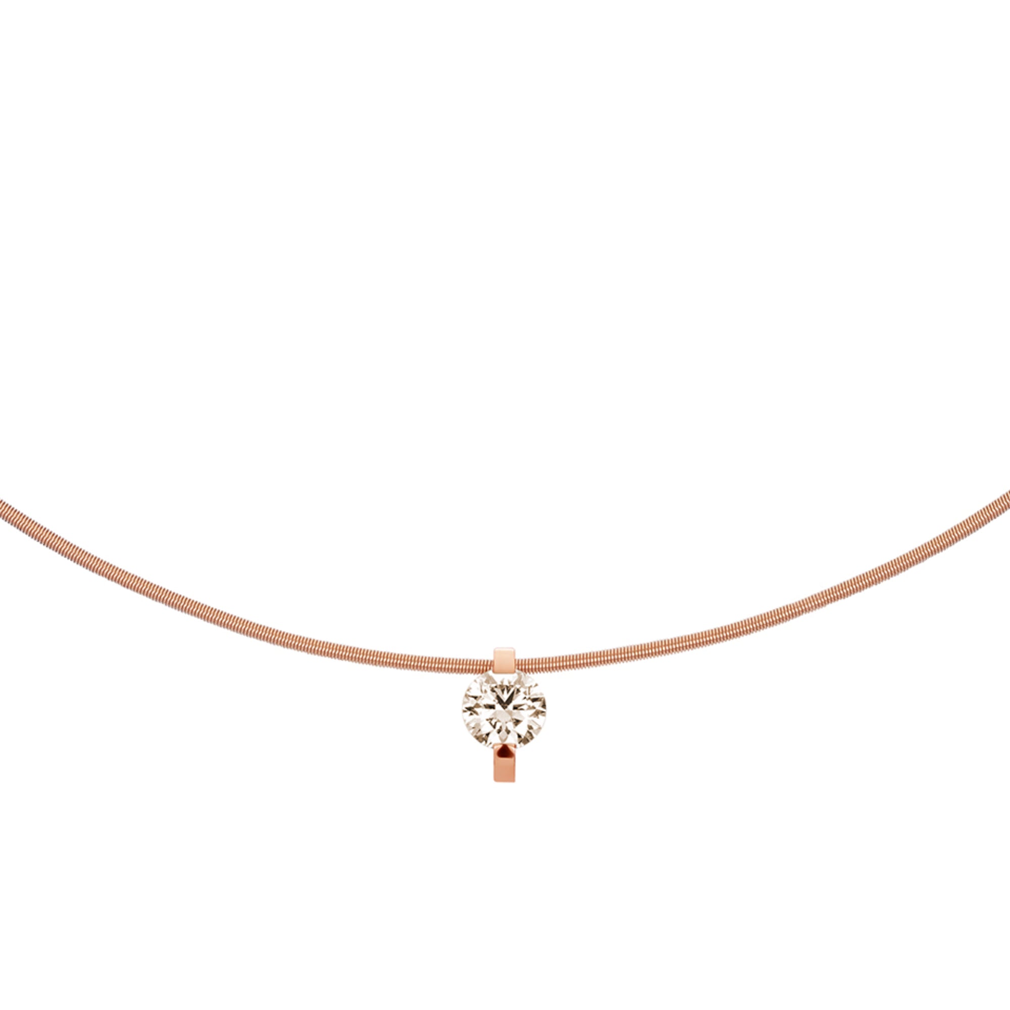 Niessing Princess Anhänger - N363960-8.6mm-0.5ct (5ct-cinnamon-cr) mit Diamant