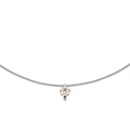 Niessing Princess Anhänger - N363960-8.6mm-0.5ct (5ct-cinnamon-pt) aus Platin mit Diamant