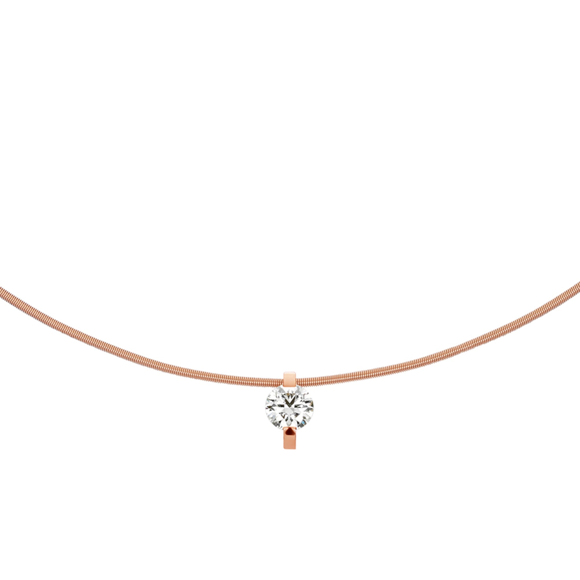 Niessing Princess Anhänger - N363960-8.6mm-0.5ct (5ct-cr) mit Diamant