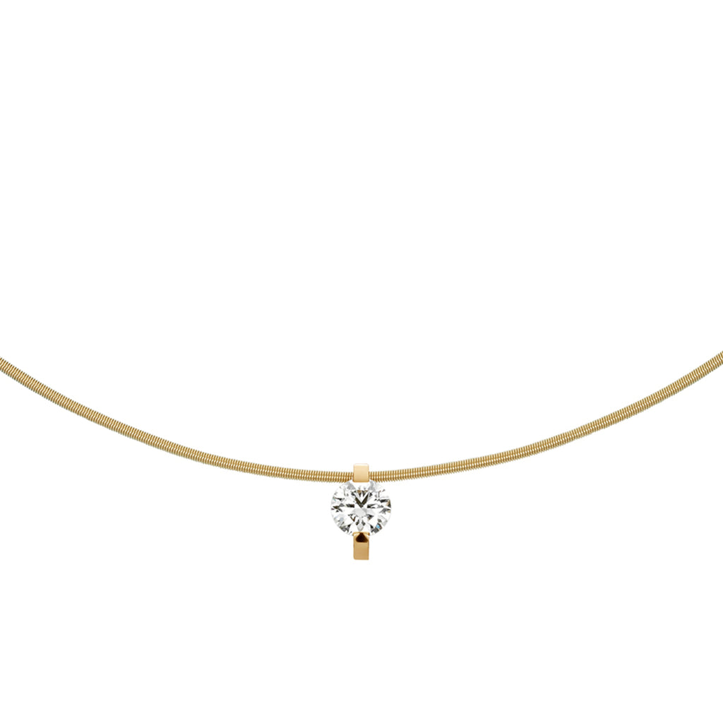 Niessing Princess Anhänger - N363960-8.6mm-0.5ct (5ct-cy) mit Diamant