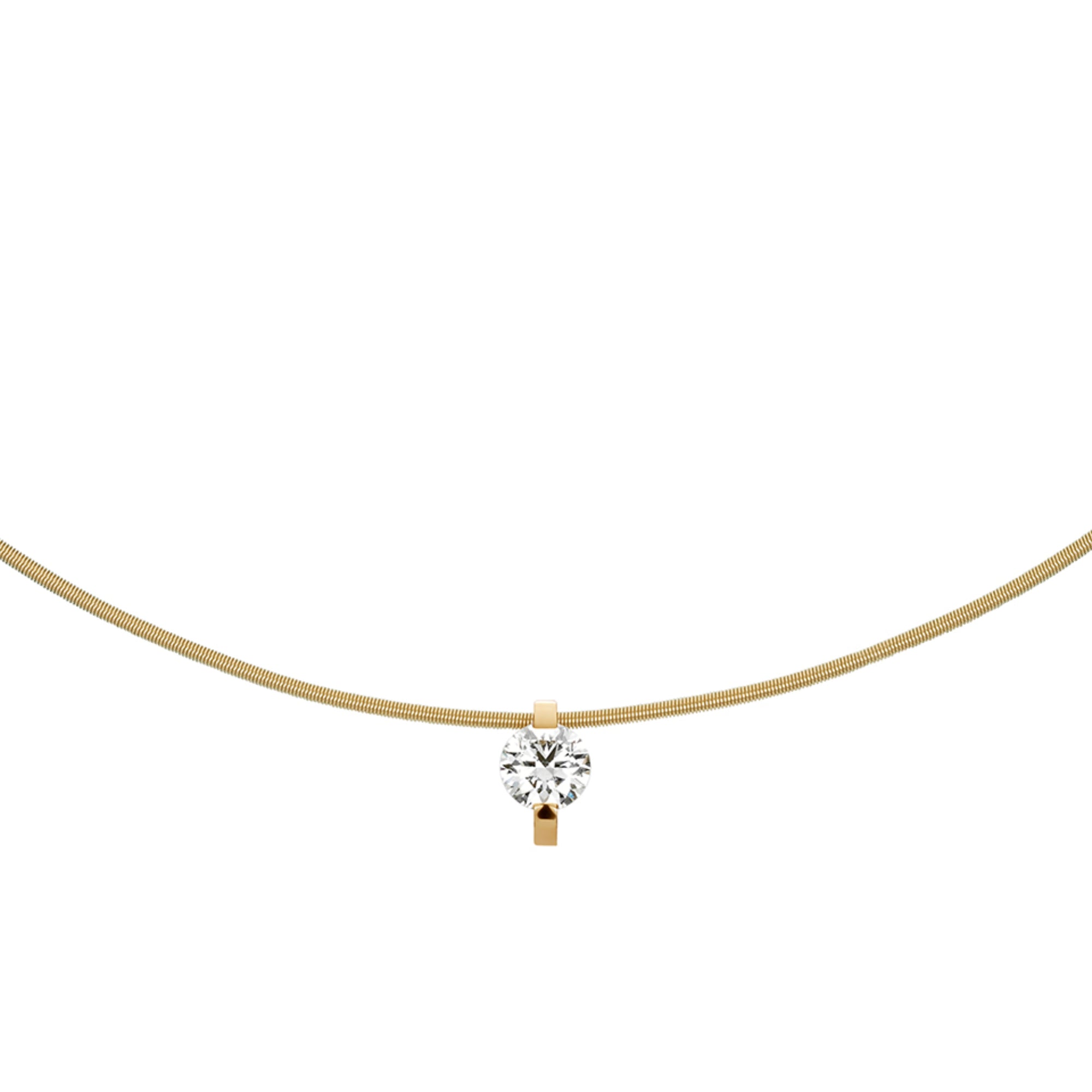 Niessing Princess Anhänger - N363960-8.6mm-0.5ct (5ct-cy) mit Diamant