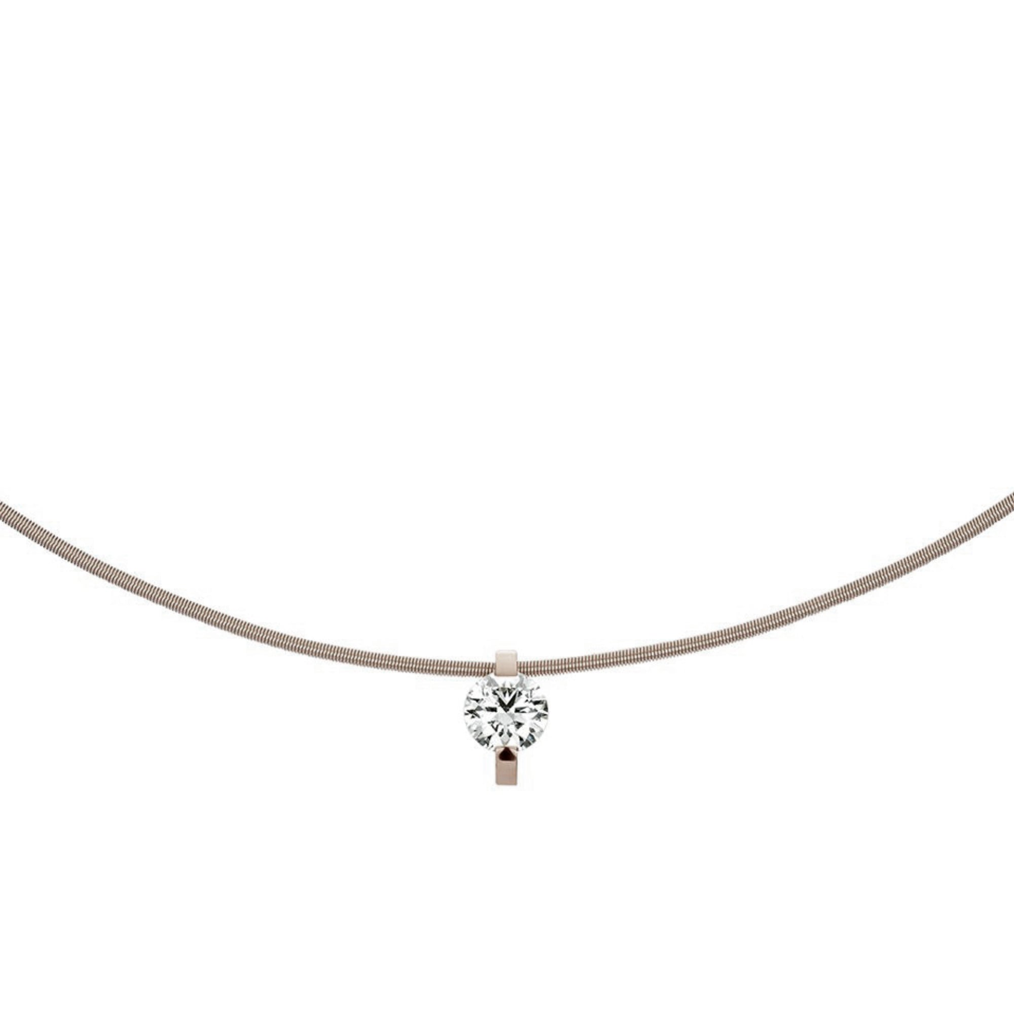 Niessing Princess Anhänger - N363960-8.6mm-0.5ct (5ct-fg) mit Diamant