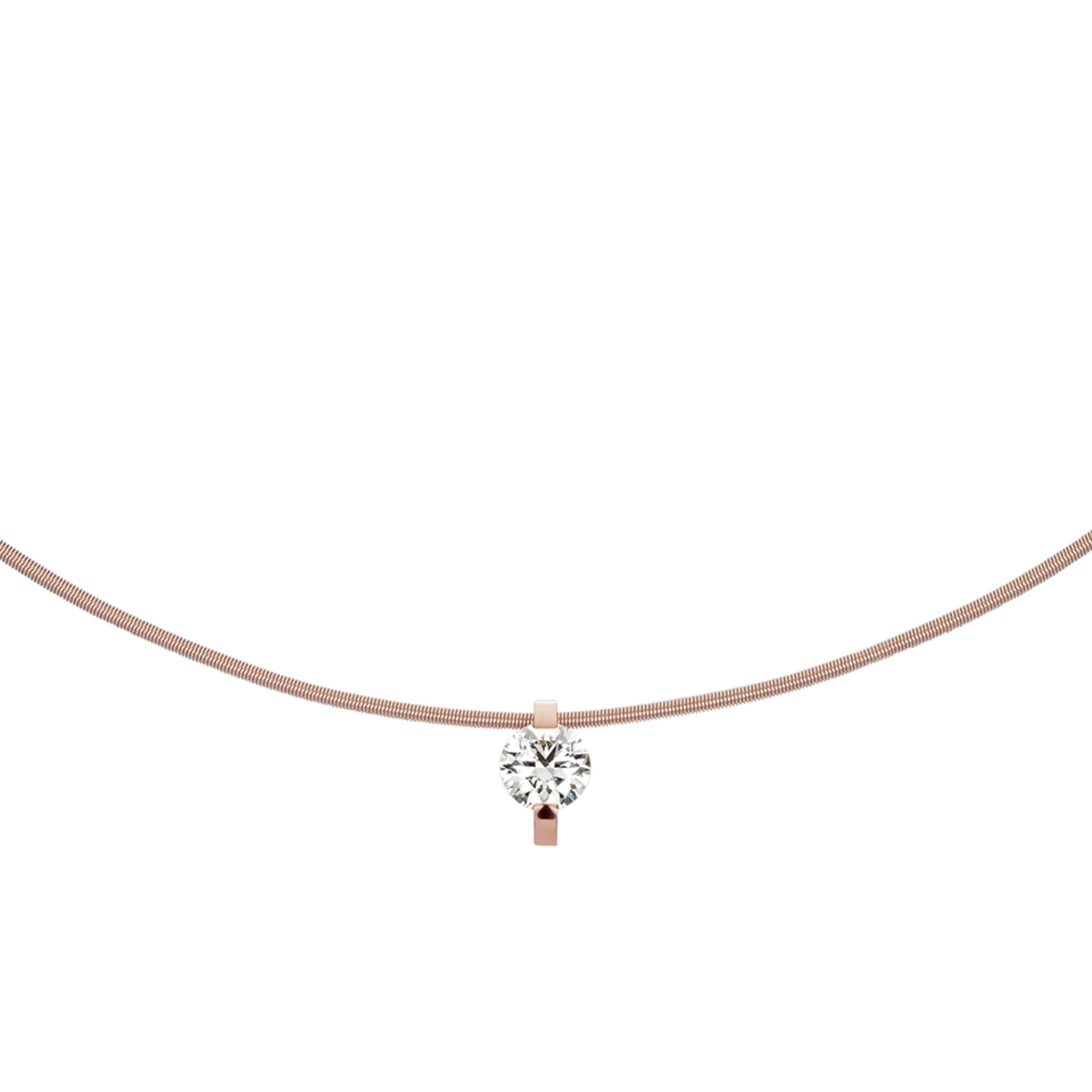 Niessing Princess Anhänger - N363960-8.6mm-0.5ct (5ct-rw) mit Diamant