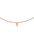 Niessing Princess Anhänger - N363960-8mm-0.4ct (4ct-cinnamon-cr) mit Diamant