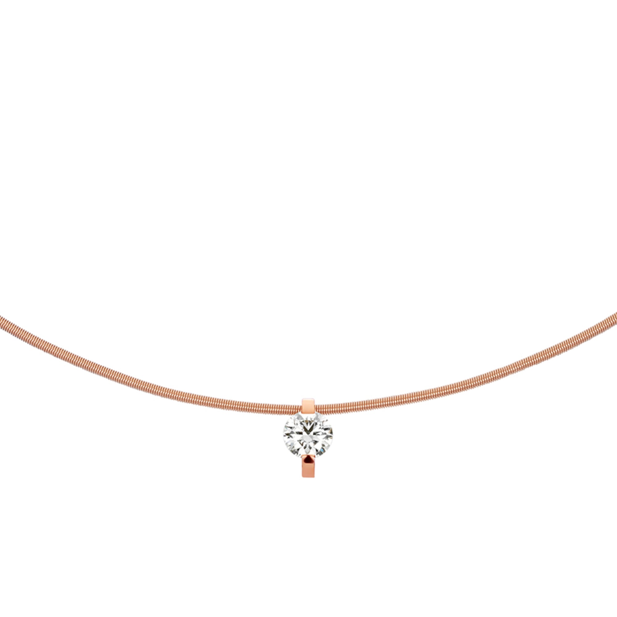 Niessing Princess Anhänger - N363960-8mm-0.4ct (4ct-cr) mit Diamant