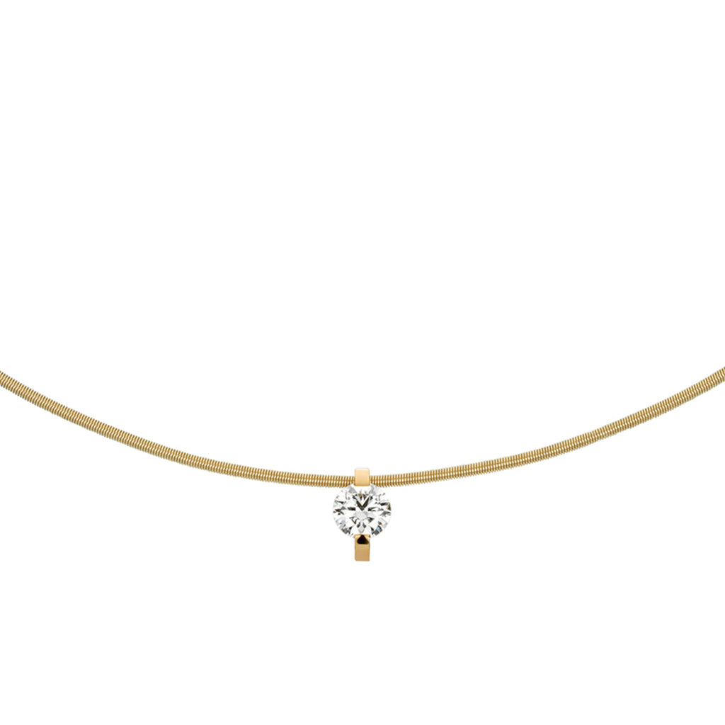 Niessing Princess Anhänger - N363960-8mm-0.4ct (4ct-cy) mit Diamant