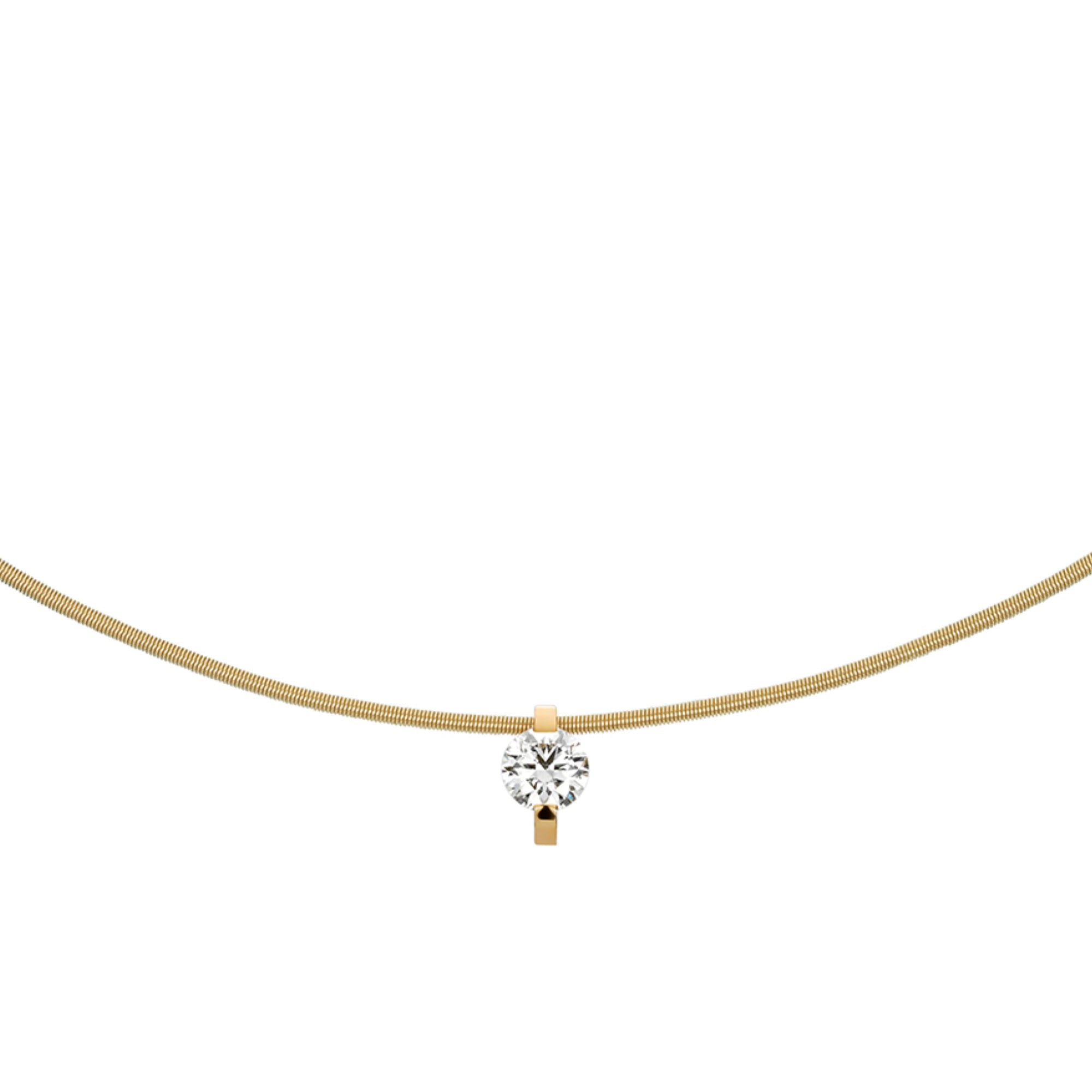 Niessing Princess Anhänger - N363960-8mm-0.4ct (4ct-cy) mit Diamant