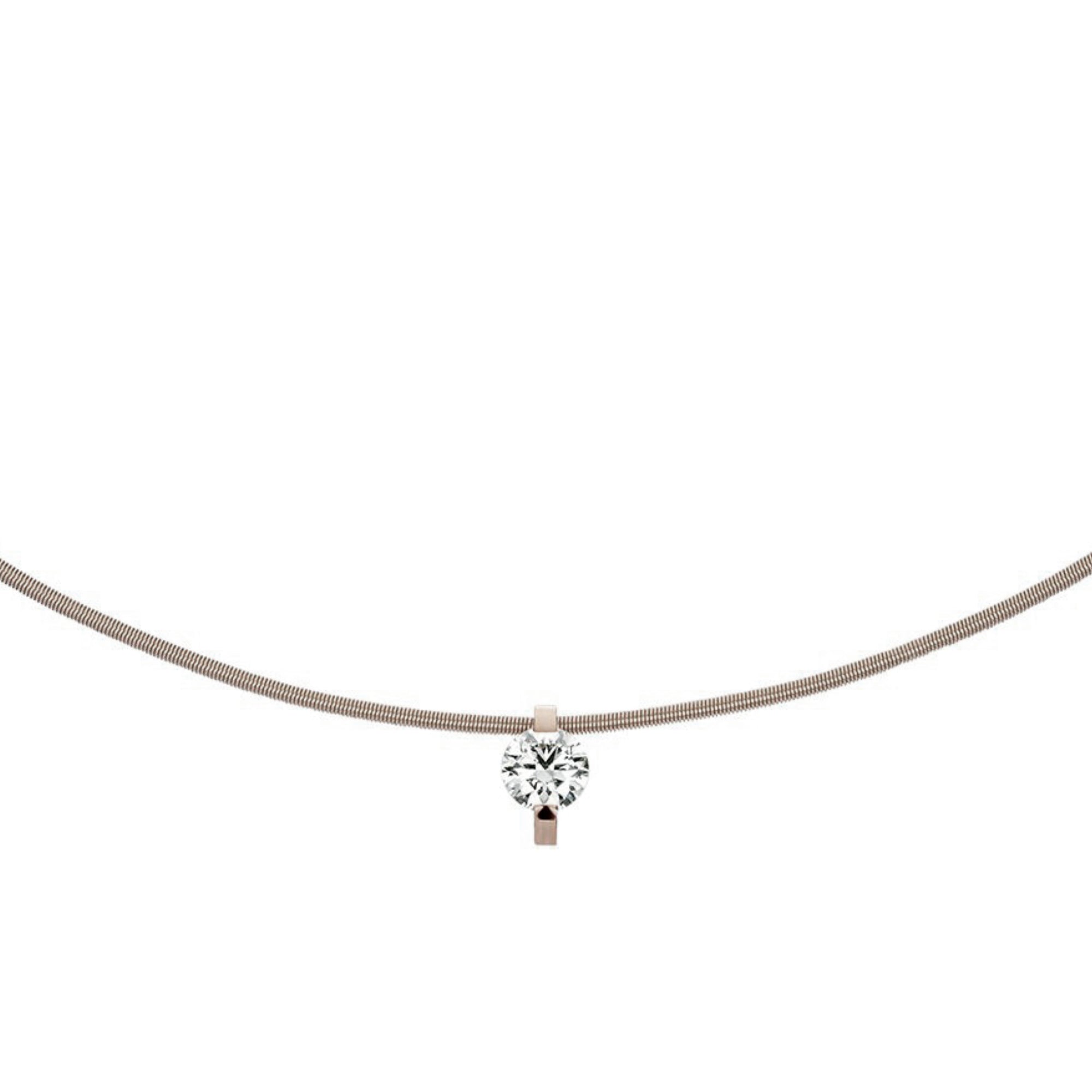 Niessing Princess Anhänger - N363960-8mm-0.4ct (4ct-fg) mit Diamant