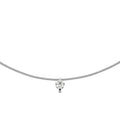 Niessing Princess Anhänger - N363960-8mm-0.4ct (4ct-pt) aus Platin mit Diamant