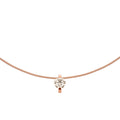 Niessing Princess Anhänger - N363960-9.4mm (4mm-1ct-cinnamon-cr) mit Diamant
