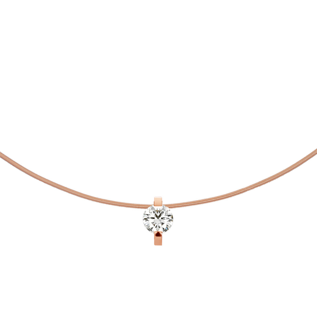 Niessing Princess Anhänger - N363960-9.4mm (4mm-1ct-cr) mit Diamant