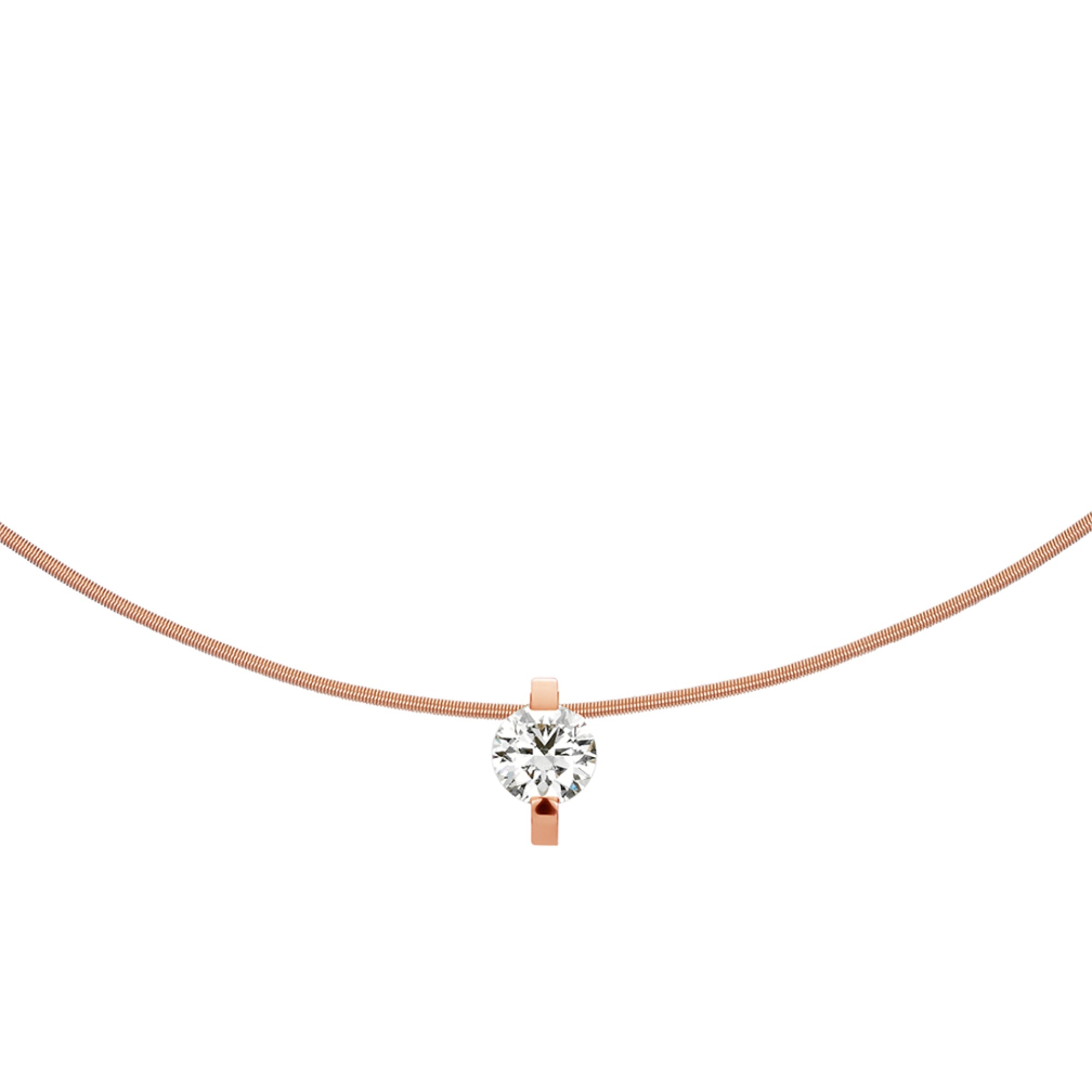 Niessing Princess Anhänger - N363960-9.4mm (4mm-1ct-cr) mit Diamant