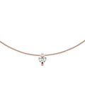 Niessing Princess Anhänger - N363960-9.4mm (4mm-1ct-rw) mit Diamant