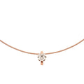 Niessing Princess Anhänger - N363960-9.8mm-1.2ct (2ct-cinnamon-cr) mit Diamant