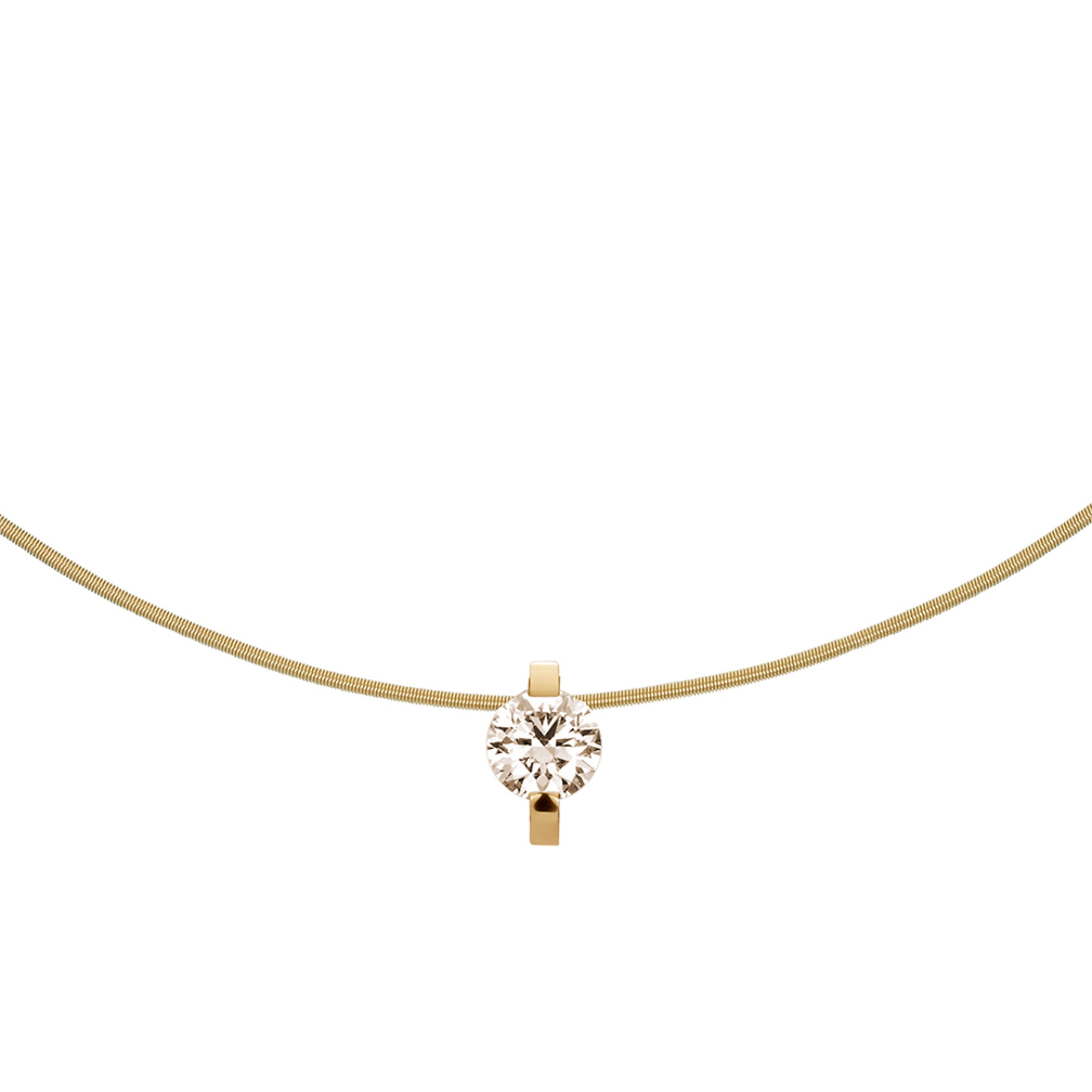 Niessing Princess Anhänger - N363960-9.8mm-1.2ct (2ct-cinnamon-cy) mit Diamant