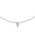 Niessing Princess Anhänger - N363960-9.8mm-1.2ct (2ct-cinnamon-pt) aus Platin mit Diamant