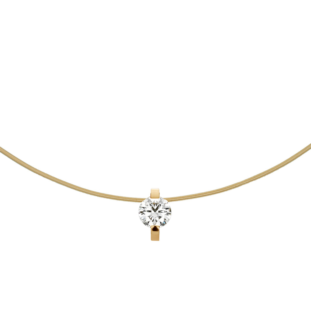 Niessing Princess Anhänger - N363960-9.8mm-1.2ct (2ct-cy) mit Diamant