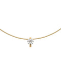 Niessing Princess Anhänger - N363960-9.8mm-1.2ct (2ct-cy) mit Diamant