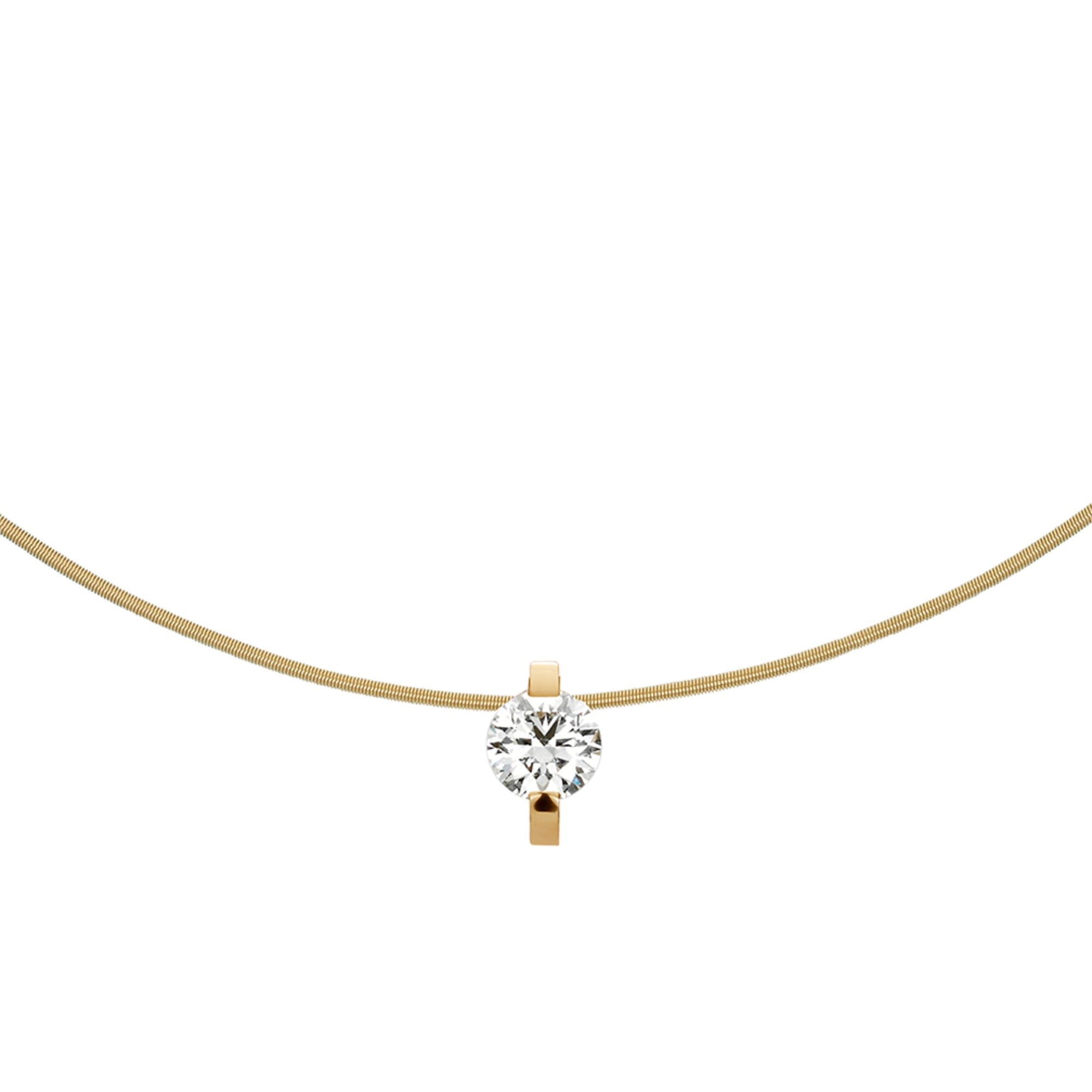 Niessing Princess Anhänger - N363960-9.8mm-1.2ct (2ct-cy) mit Diamant