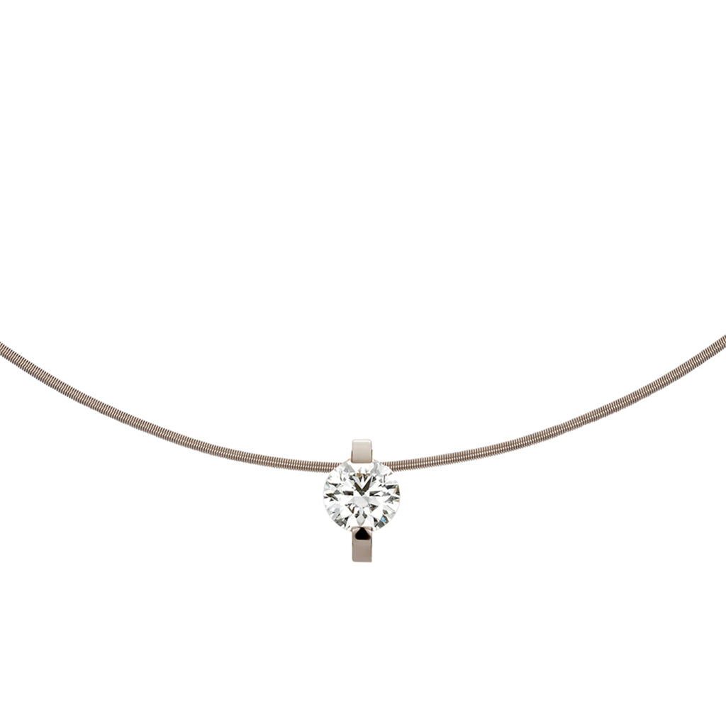 Niessing Princess Anhänger - N363960-9.8mm-1.2ct (2ct-fg) mit Diamant