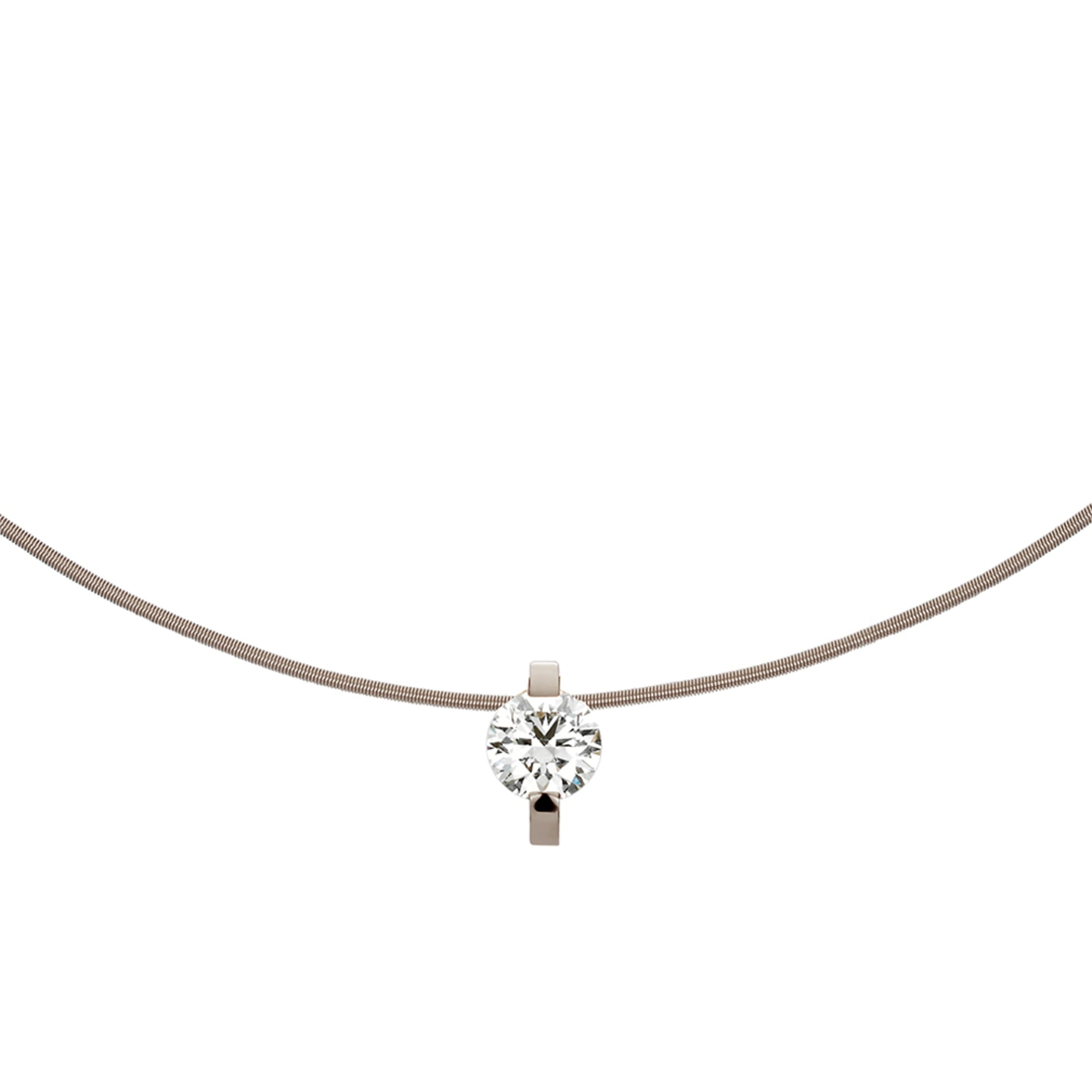 Niessing Princess Anhänger - N363960-9.8mm-1.2ct (2ct-fg) mit Diamant