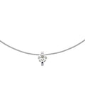 Niessing Princess Anhänger - N363960-9.8mm-1.2ct (2ct-pt) aus Platin mit Diamant