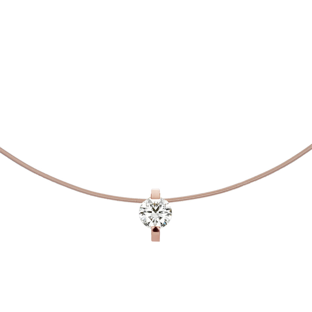Niessing Princess Anhänger - N363960-9.8mm-1.2ct (2ct-rw) mit Diamant