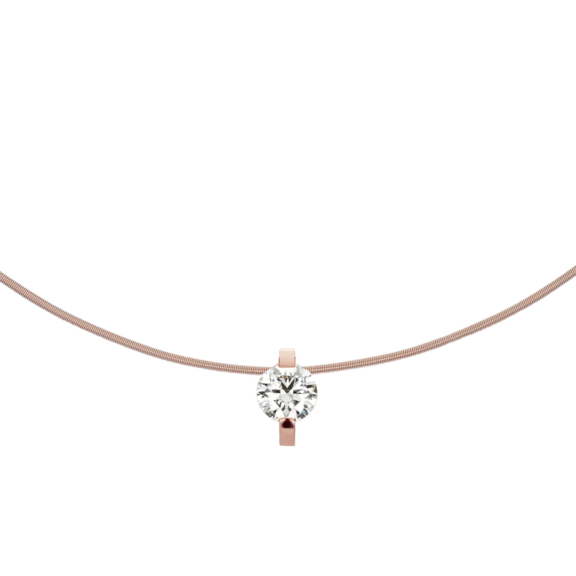 Niessing Princess Anhänger - N363960-9.8mm-1.2ct (2ct-rw) mit Diamant