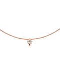 Niessing Princess Anhänger - N363960-9mm-0.7ct (7ct-cinnamon-cr) mit Diamant