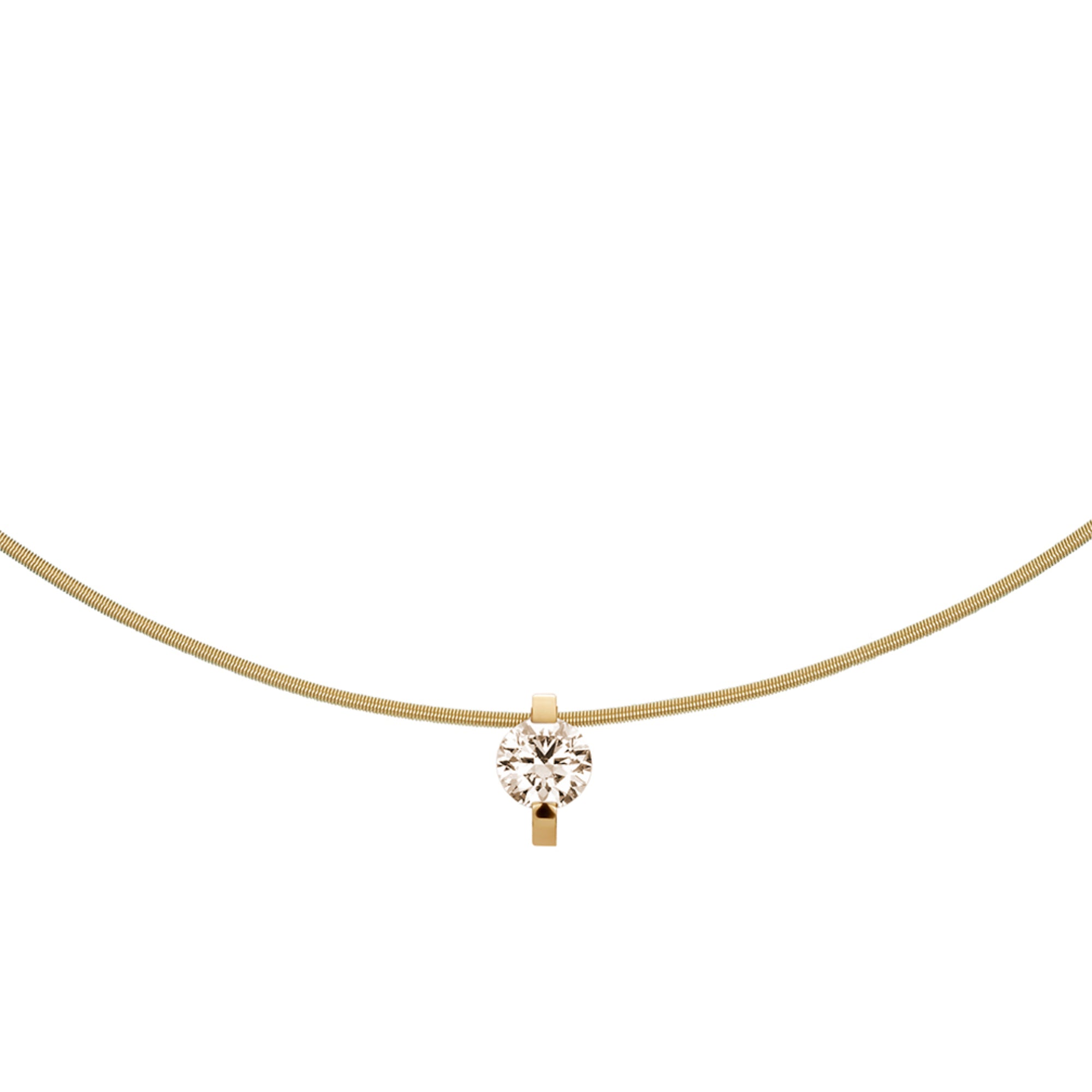 Niessing Princess Anhänger - N363960-9mm-0.7ct (7ct-cinnamon-cy) mit Diamant
