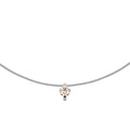 Niessing Princess Anhänger - N363960-9mm-0.7ct (7ct-cinnamon-pt) aus Platin mit Diamant