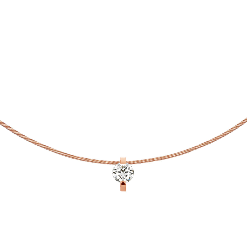 Niessing Princess Anhänger - N363960-9mm-0.7ct (7ct-cr) mit Diamant