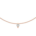 Niessing Princess Anhänger - N363960-9mm-0.7ct (7ct-cr) mit Diamant