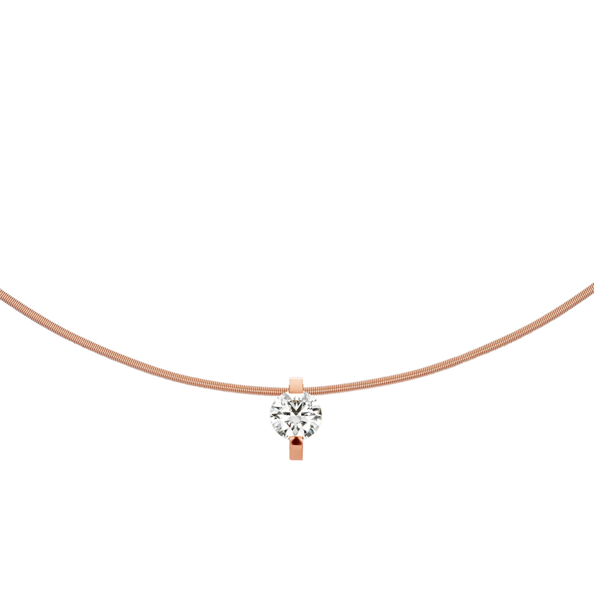 Niessing Princess Anhänger - N363960-9mm-0.7ct (7ct-cr) mit Diamant