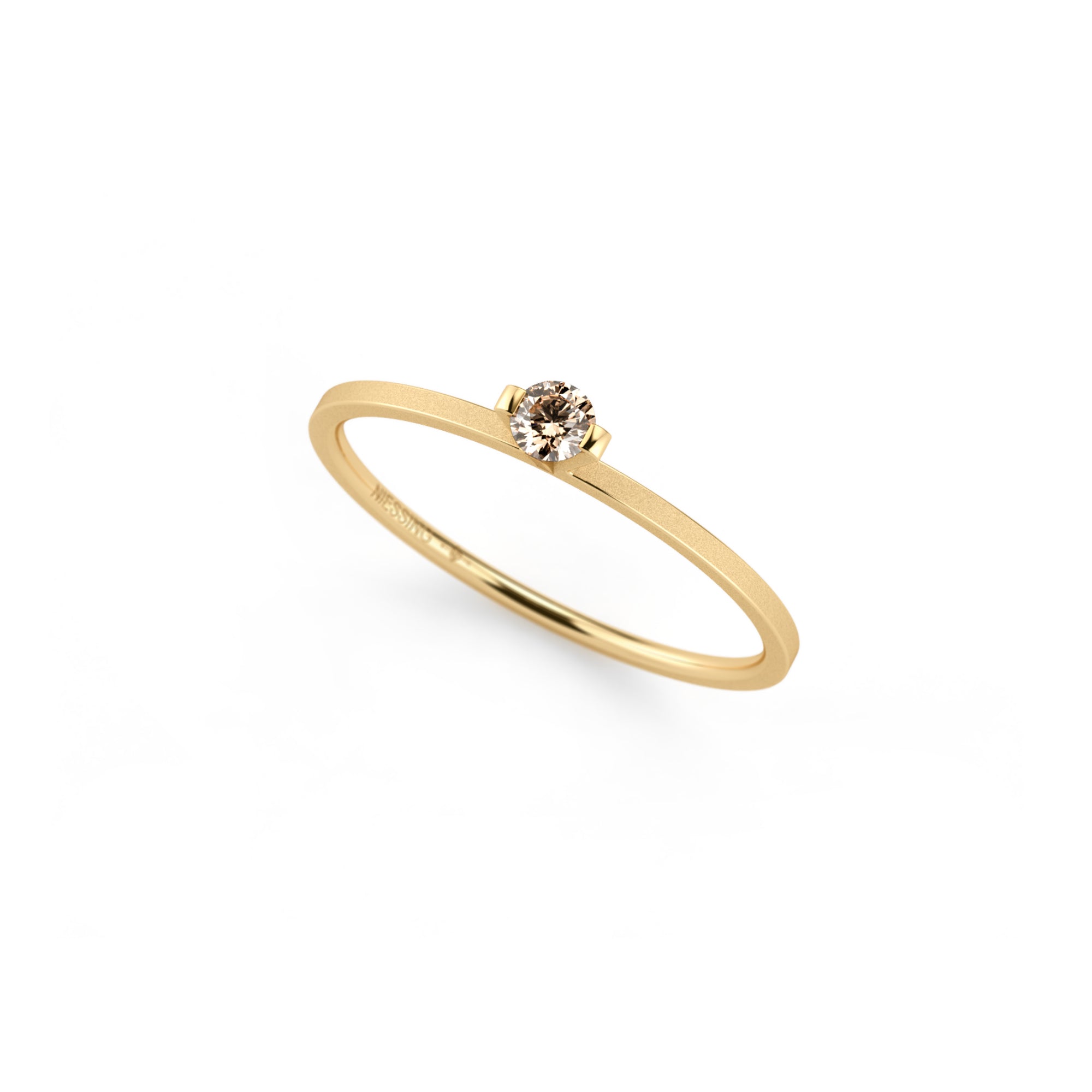 Niessing Princess Ring - N301960-0.08ct (08ct-cinnamon-velvet-cy) mit Diamant