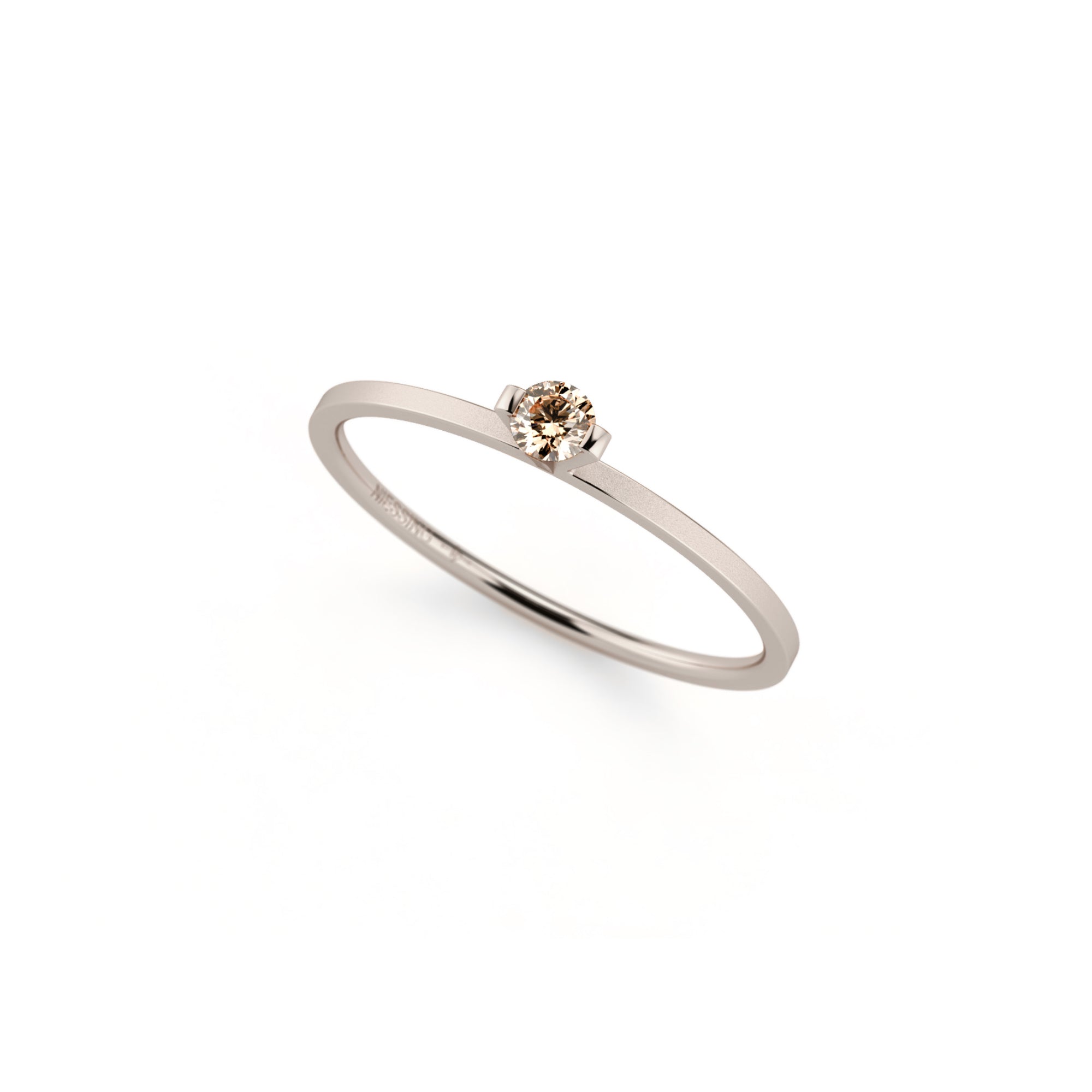 Niessing Princess Ring - N301960-0.08ct (08ct-cinnamon-velvet-fg) mit Diamant