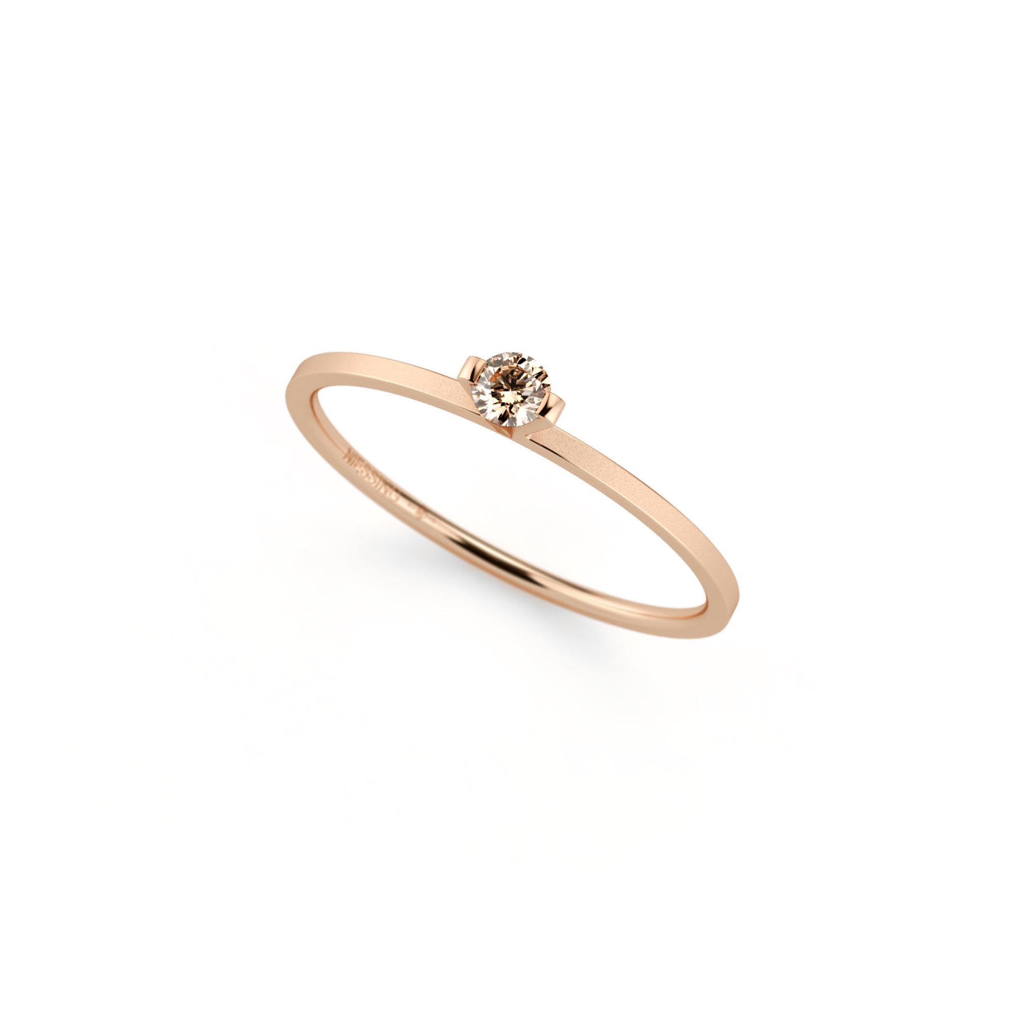 Niessing Princess Ring - N301960-0.08ct (08ct-cinnamon-velvet-fr) mit Diamant