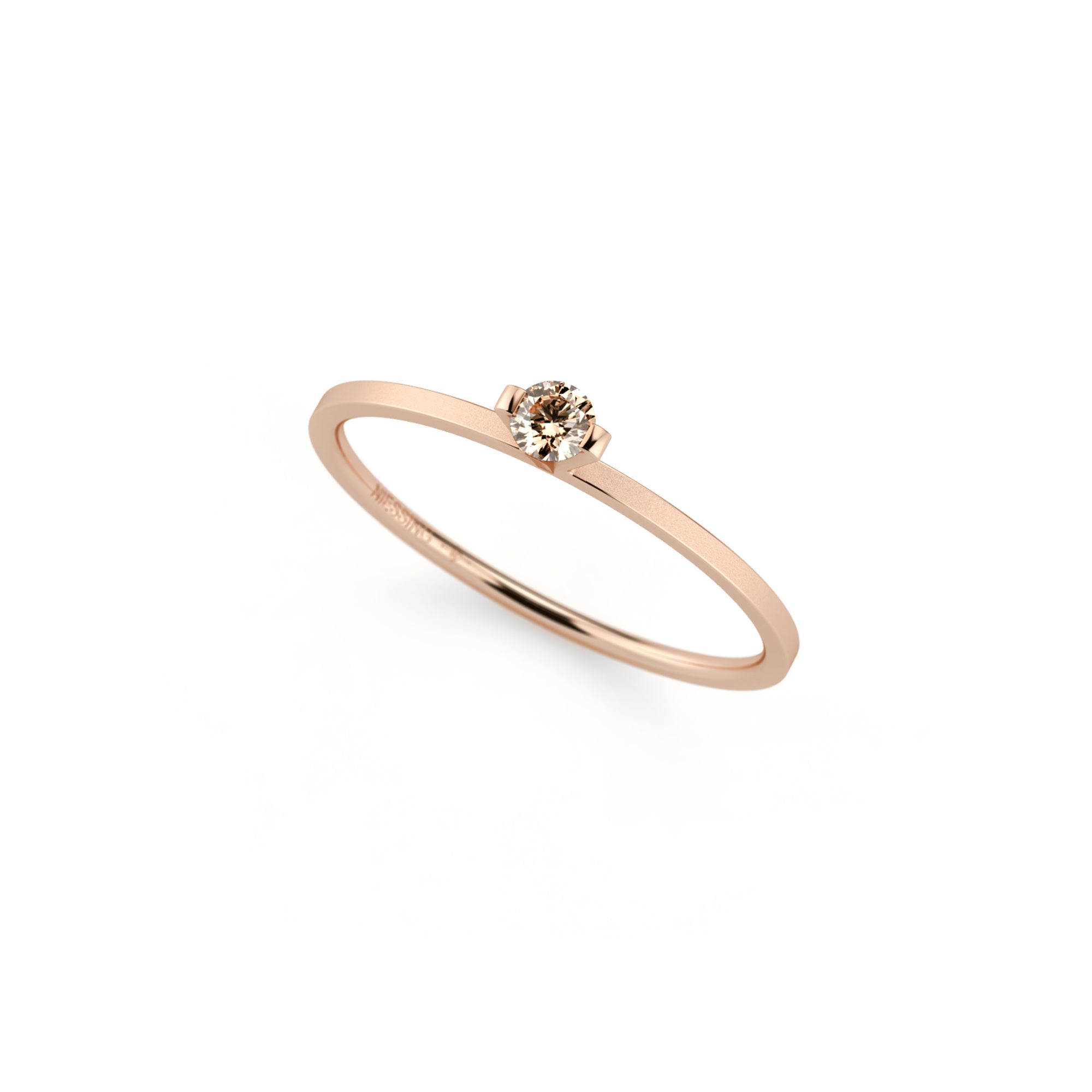 Niessing Princess Ring - N301960-0.08ct (08ct-cinnamon-velvet-rw) mit Diamant