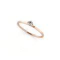 Niessing Princess Ring - N301960-0.08ct (08ct-gvs2-gloss-cr) mit Diamant