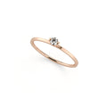 Niessing Princess Ring - N301960-0.08ct (08ct-gvs2-gloss-rw) mit Diamant