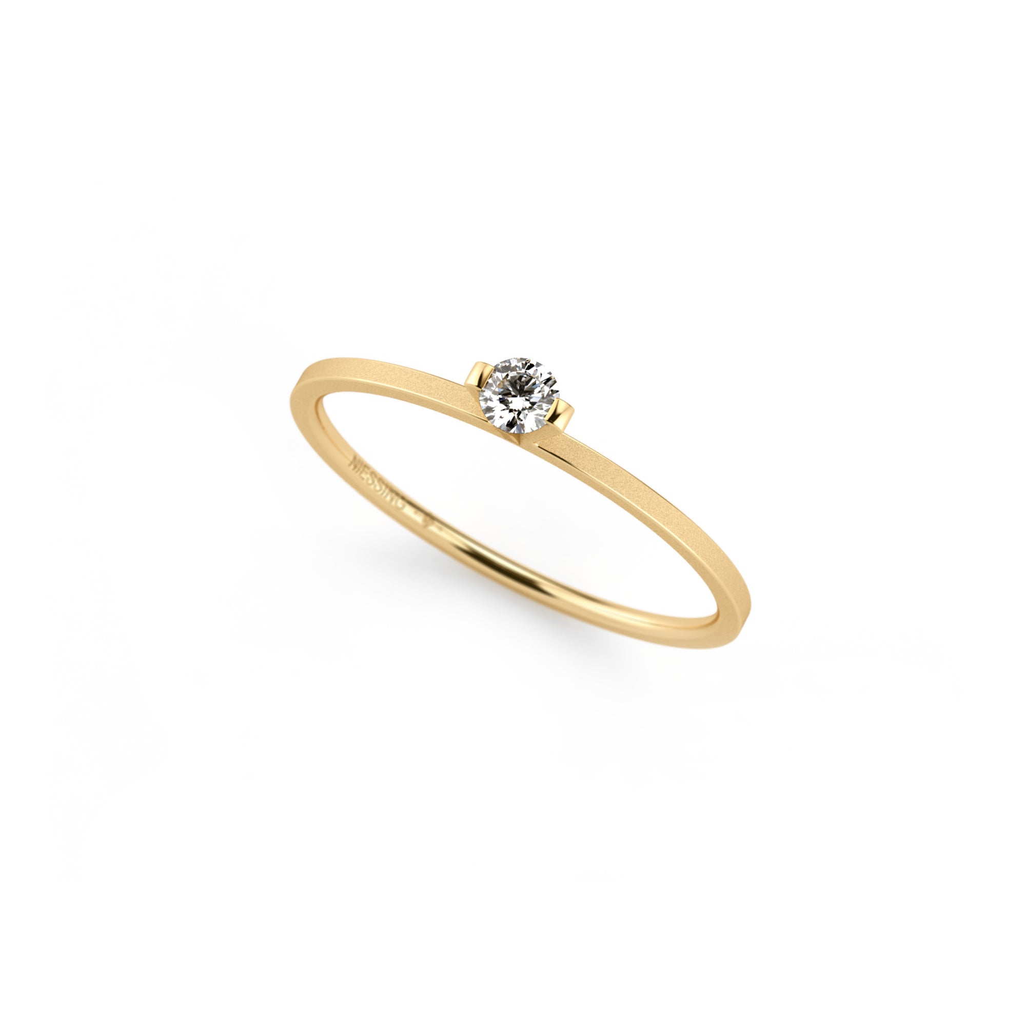 Niessing Princess Ring - N301960-0.08ct (08ct-gvs2-velvet-cy) mit Diamant