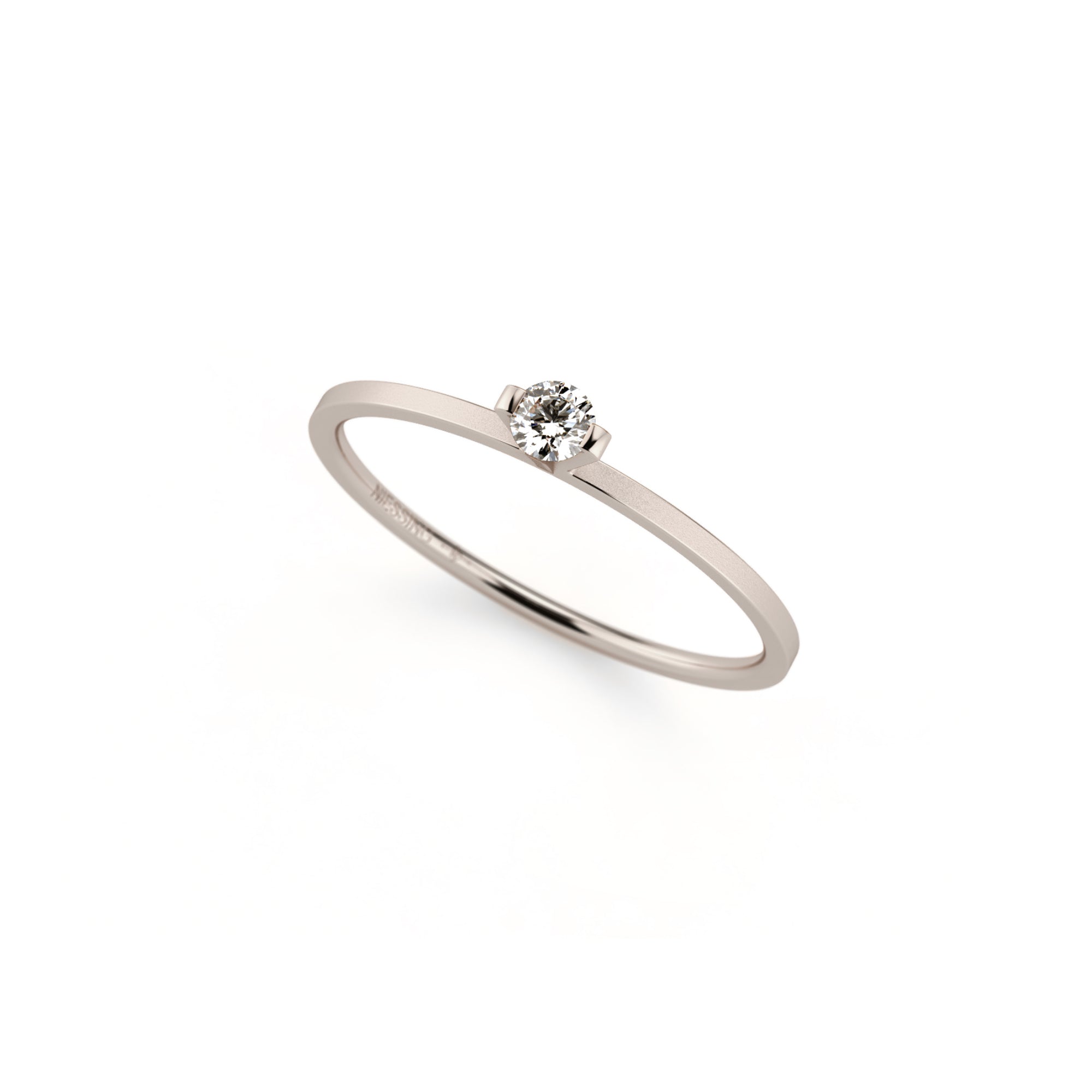Niessing Princess Ring - N301960-0.08ct (08ct-gvs2-velvet-fg) mit Diamant